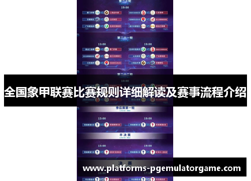 全国象甲联赛比赛规则详细解读及赛事流程介绍