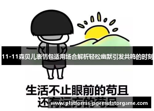 11-11森贝儿表情包适用场合解析轻松幽默引发共鸣的时刻